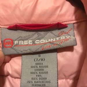 Free Country girls ombré pink vest